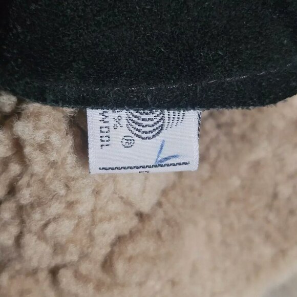 VTG Sheepskin Shearling B3 Hooded Flight Bomber Jacket Handmade Leather Men's L - Picture 16 of 16